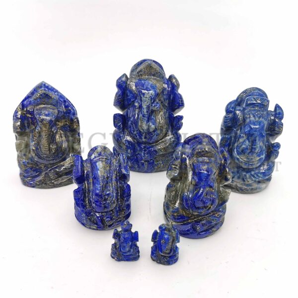 Lapis lazuli (lazurit) Ganésha